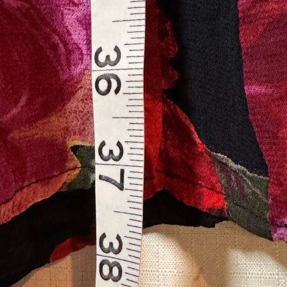 INDIRA Maxi Dress Size M Floral Flowy Grunge Cottage‎ Whimsigoth Romantasy Goth - Picture 11 of 12